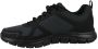 Skechers Track Bucolo 52630-BBK Mannen Zwart Trainingschoenen Sportschoenen - Thumbnail 9