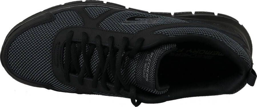 Skechers Track Bucolo 52630-BBK Mannen Zwart Trainingschoenen Sportschoenen