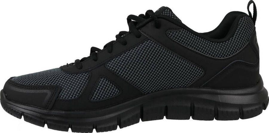 Skechers Track Bucolo 52630-BBK Mannen Zwart Trainingschoenen Sportschoenen