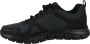 Skechers Track Bucolo 52630-BBK Mannen Zwart Trainingschoenen Sportschoenen - Thumbnail 14