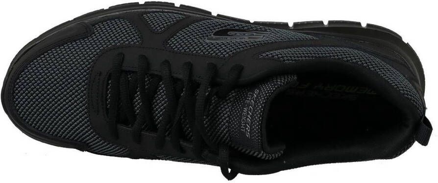 Skechers Track Bucolo 52630-BBK Mannen Zwart Trainingschoenen Sportschoenen