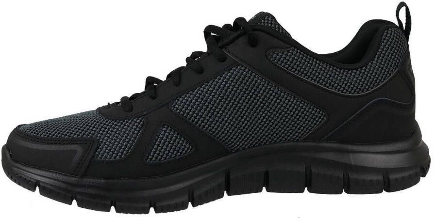 Skechers Track Bucolo 52630-BBK Mannen Zwart Trainingschoenen Sportschoenen