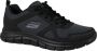 Skechers Track Bucolo 52630-BBK Mannen Zwart Trainingschoenen Sportschoenen - Thumbnail 7