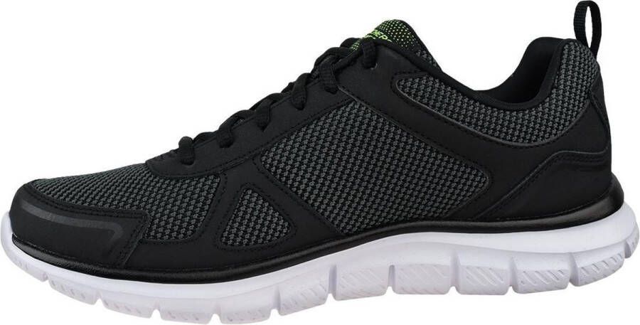 Skechers Track-Bucolo 52630-BKW Mannen Zwart Trainingschoenen Sportschoenen