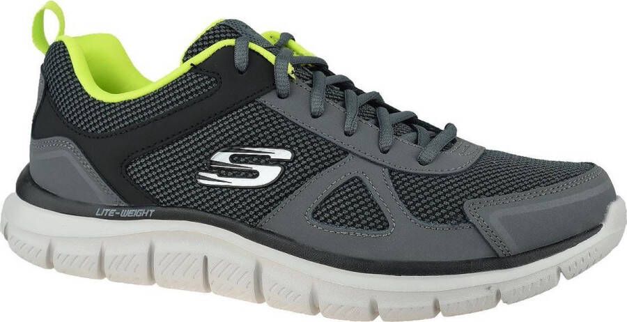 Skechers Track-Bucolo 52630-CCLM Mannen Grijs Trainingschoenen Sportschoenen