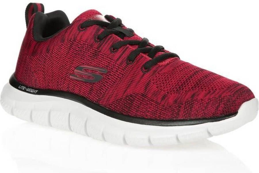 Skechers Track Front Runner 232298-RDBK Mannen Rood Trainingschoenen