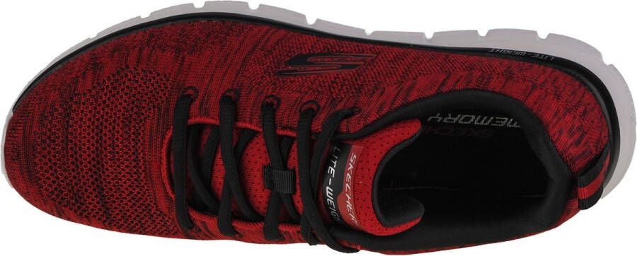 Skechers Track Front Runner 232298-RDBK Mannen Rood Trainingschoenen