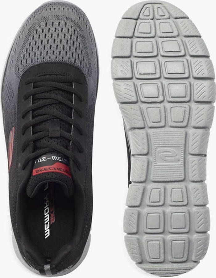 Skechers Track Ripkent heren sneakers zwart Extra comfort Memory Foam