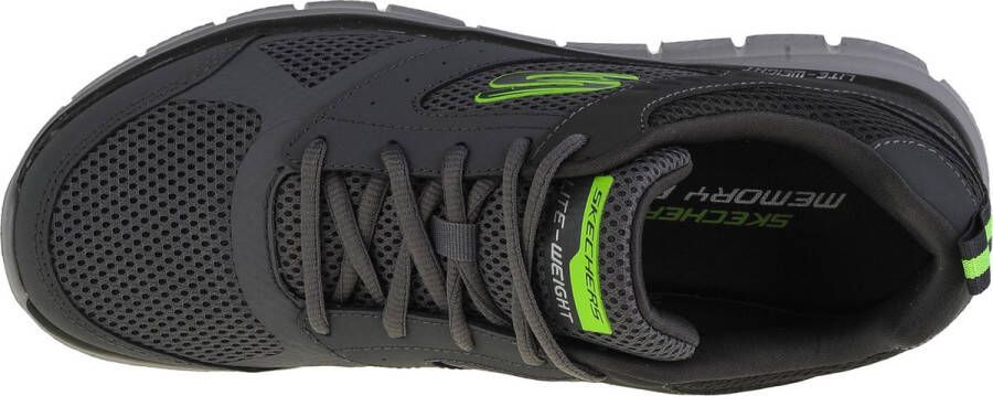 Skechers Track-Syntac 232398-CHAR Mannen Grijs Sneakers Sportschoenen