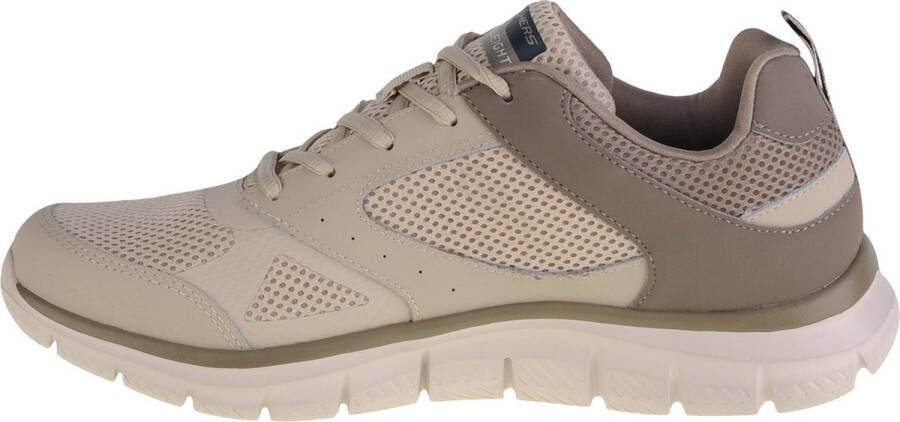 Skechers Track-Synta TPE Mannen Beige Sneakers Sportschoenen