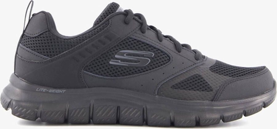 Skechers Track Syntac heren sportschoenen Zwart Extra comfort Memory Foam