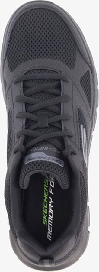 Skechers Track Syntac heren sportschoenen Zwart Extra comfort Memory Foam