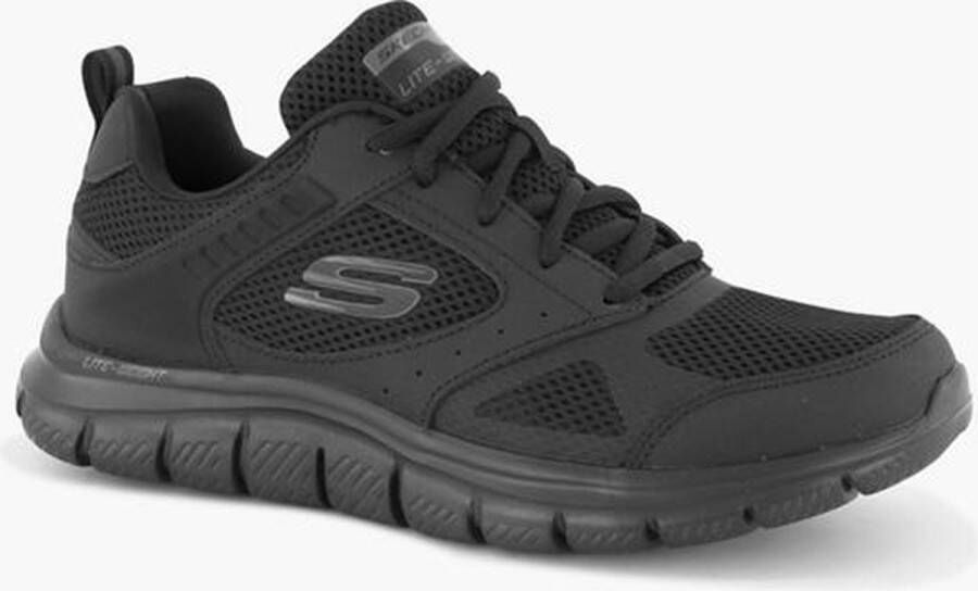 Skechers Track Syntac heren sportschoenen zwart Extra comfort Memory Foam