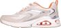 Skechers Tres Air Terti Airysneaker Sneaker Dames Wit Beige Oranje - Thumbnail 8