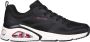 Skechers Tres-Air Uno-Revolut Zwart Dames - Thumbnail 3