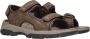 Skechers Bruine Herensandalen met Klittenbandsluiting en Luxe Foam Bruin Heren - Thumbnail 14