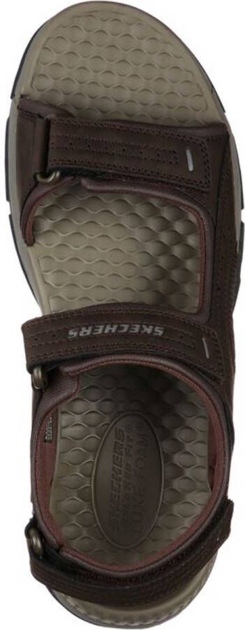 Skechers Tresmen Garo heren sandalen bruin