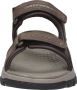 Skechers Bruine Herensandalen met Klittenbandsluiting en Luxe Foam Bruin Heren - Thumbnail 8