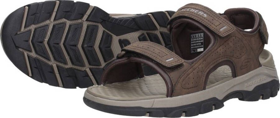 Skechers Tresmen Garo heren sandalen bruin