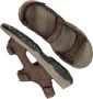 Skechers Bruine Herensandalen met Klittenbandsluiting en Luxe Foam Bruin Heren - Thumbnail 11