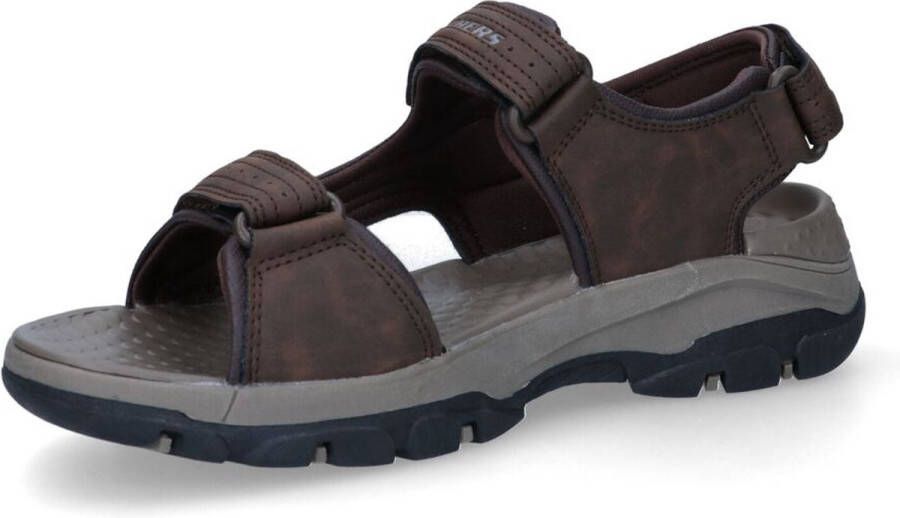 Skechers Tresmen Garo Heren Sandalen Donkerbruin