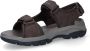 Skechers Bruine Herensandalen met Klittenbandsluiting en Luxe Foam Bruin Heren - Thumbnail 15