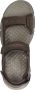 Skechers Bruine Herensandalen met Klittenbandsluiting en Luxe Foam Bruin Heren - Thumbnail 8