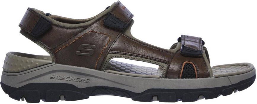 Skechers Tresmen Hirano Heren Sandalen Brown