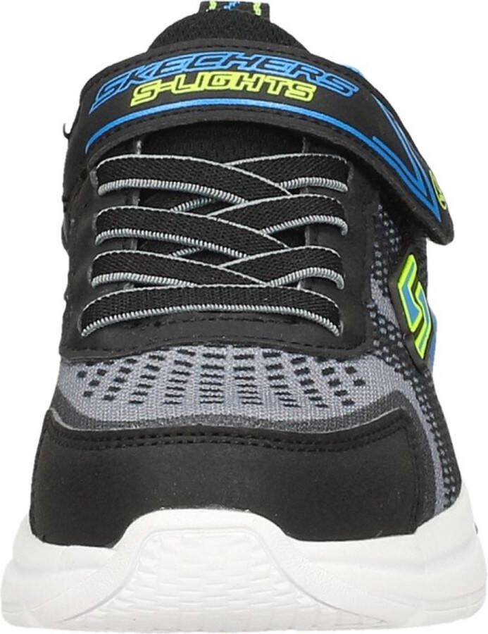 Skechers S Lights Tri-namics Klittenband Sneaker Zwart Grijs Blauw - Foto 10