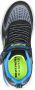 Skechers S Lights Tri-namics Klittenband Sneaker Zwart Grijs Blauw - Thumbnail 11