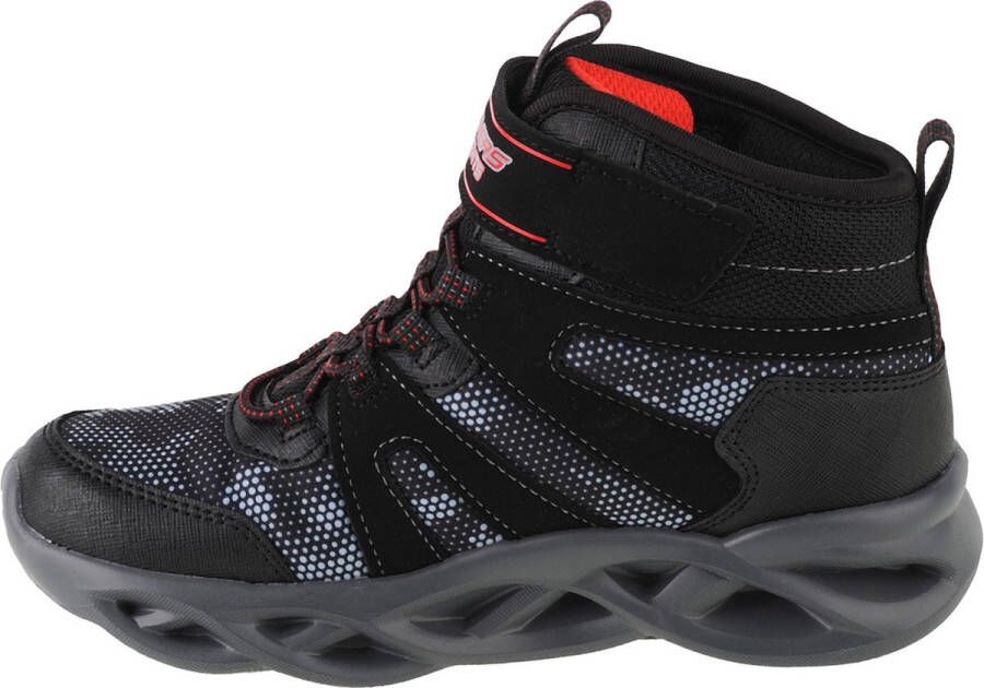 Skechers Twisted Brights Zerrix 400145L-BKRD voor een jongen Zwart Sneeuw laarzen - Foto 3