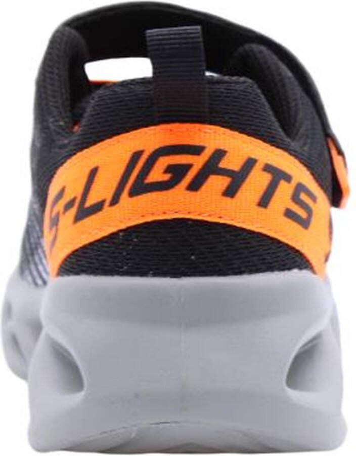 Skechers Twisty Bright Novlo kinder sneakers Zwart Uitneembare zool