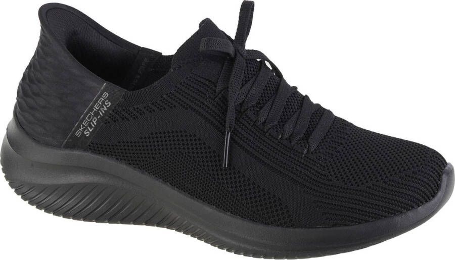 Skechers Ultra Flex 3.0 Brilliant 149710-BBK Vrouwen Zwart Sneakers Sportschoenen