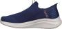 Skechers Ultra Flex 3.0 Smooth Step 232450 NVY Mannen Marineblauw Sneakers Sportschoenen - Thumbnail 17