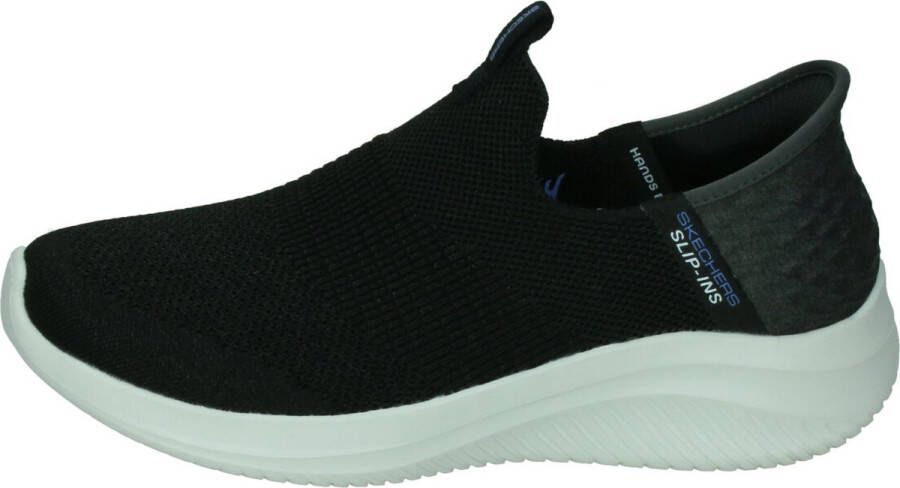 Skechers Ultra Flex 3.0 Sneakers zwart Textiel Dames