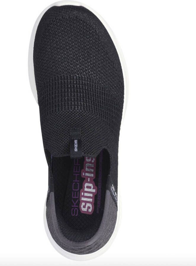 Skechers Ultra Flex 3.0 Sneakers zwart Textiel Dames