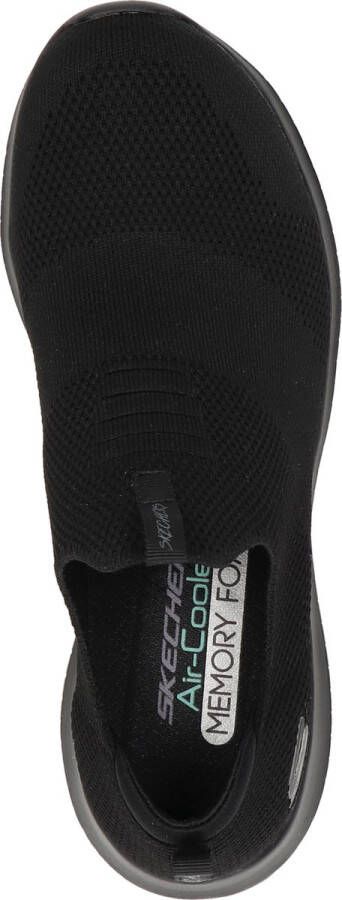 Skechers Ultra Flex First Take Dames Instappers Black