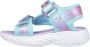 Skechers Unicorn Dreams sandalen blauw roze Meisjes Textiel Dierenprint 32 - Thumbnail 6