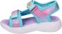 Skechers Unicorn Dreams sandalen blauw roze Meisjes Textiel Dierenprint 32 - Thumbnail 8