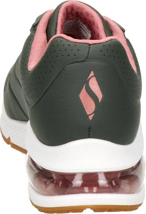 Skechers 2nd Best Groene Sneakers met Roze Accents Groen Heren - Foto 9