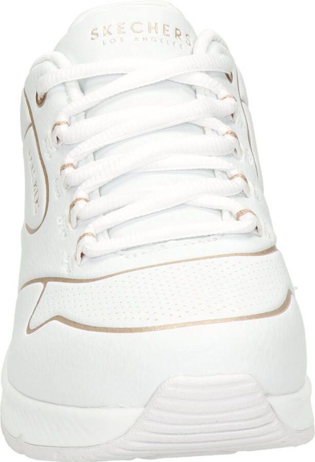 Skechers Uno 2 Golden Trim Sneakers Laag wit