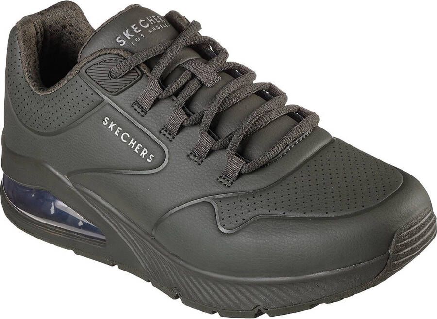 Skechers Sneakers Groen Imitatieleer 300430 Heren Kunstleer