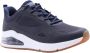 Skechers Uno 2 Vacationer blauw sneakers heren (232346 NVY) - Thumbnail 3