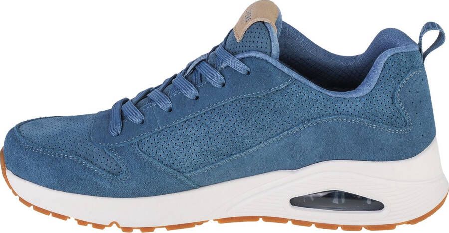 Skechers Uno 52456-BLU Mannen Blauw Sneakers