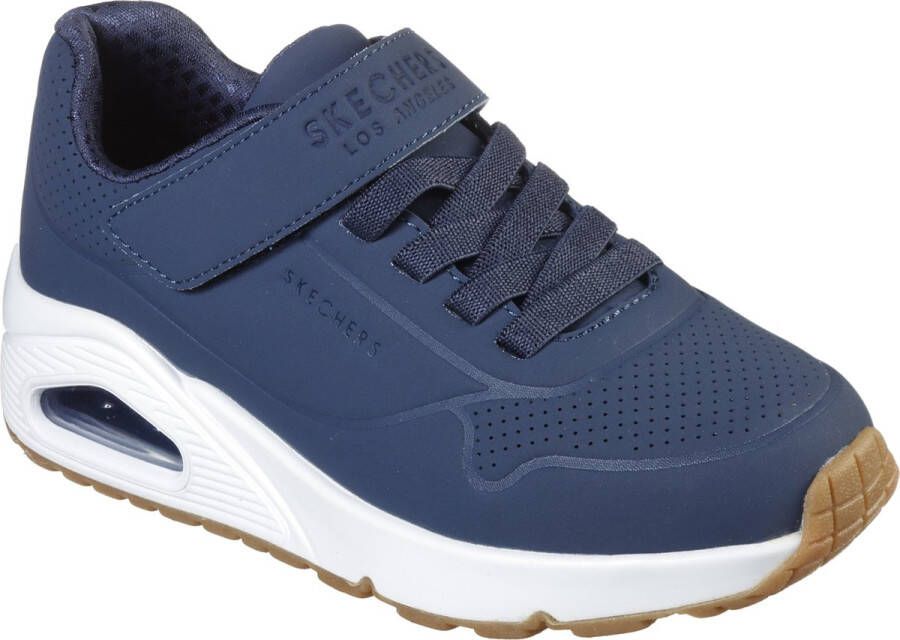 Skechers Uno-Air Blitz Jongens Sneakers Donkerblauw