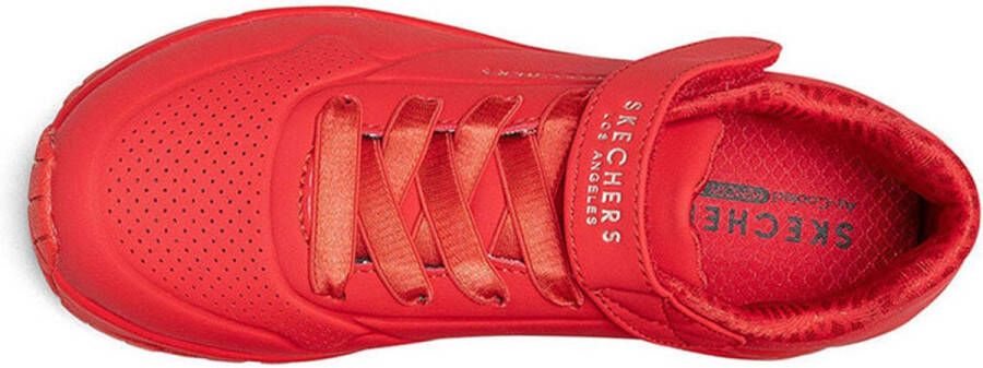 Skechers Uno-Air Blitz Meisjes Sneakers Rood