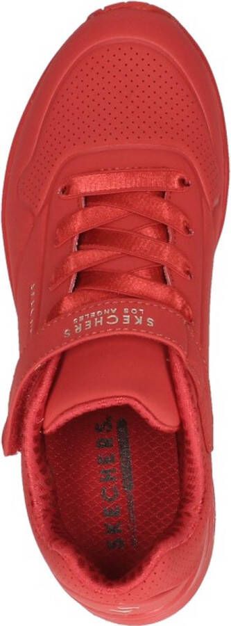 Skechers Uno-Air Blitz Meisjes Sneakers Rood