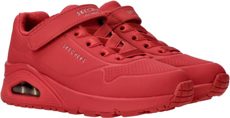 Skechers Uno-Air Blitz Meisjes Sneakers Rood