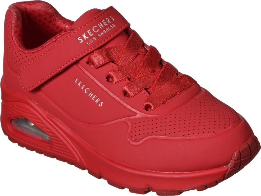 Skechers Uno-Air Blitz Meisjes Sneakers Rood