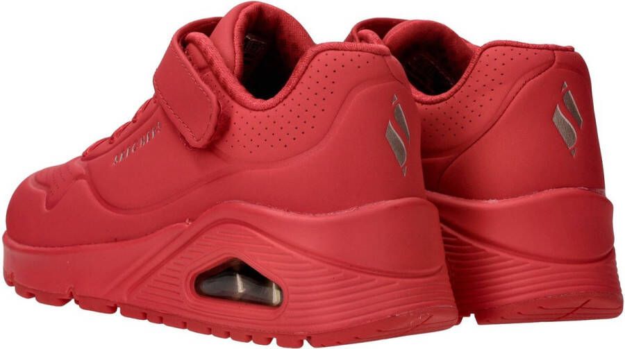 Skechers Uno-Air Blitz Meisjes Sneakers Rood